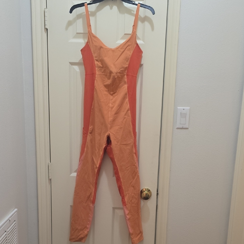 Outdoor Voices Superform Full Length Bodysuit - Orange